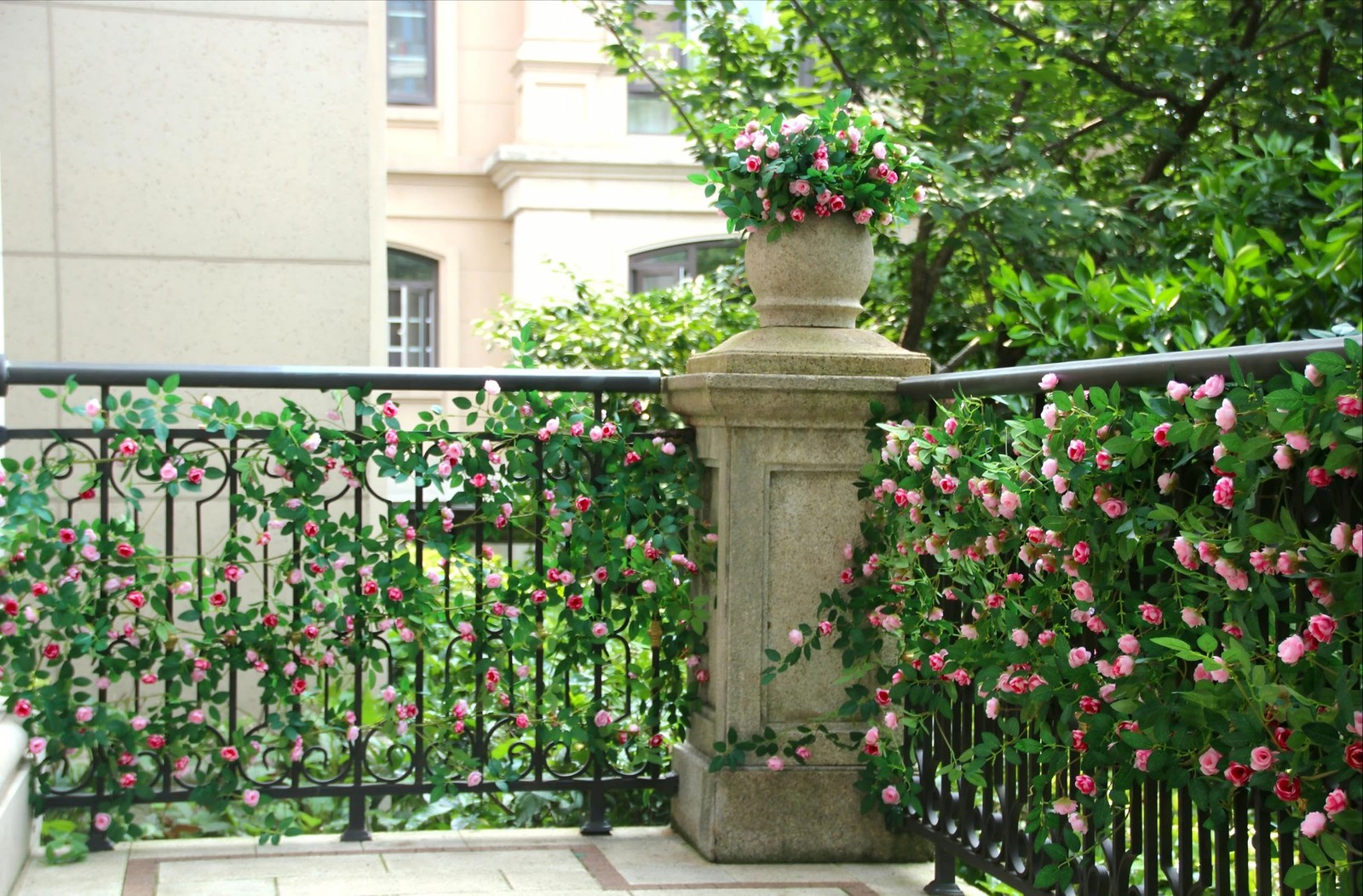 2PCS x 6FT Bendable Rose Vine Hanging Flower Garland Wildflower Floral Garlan…