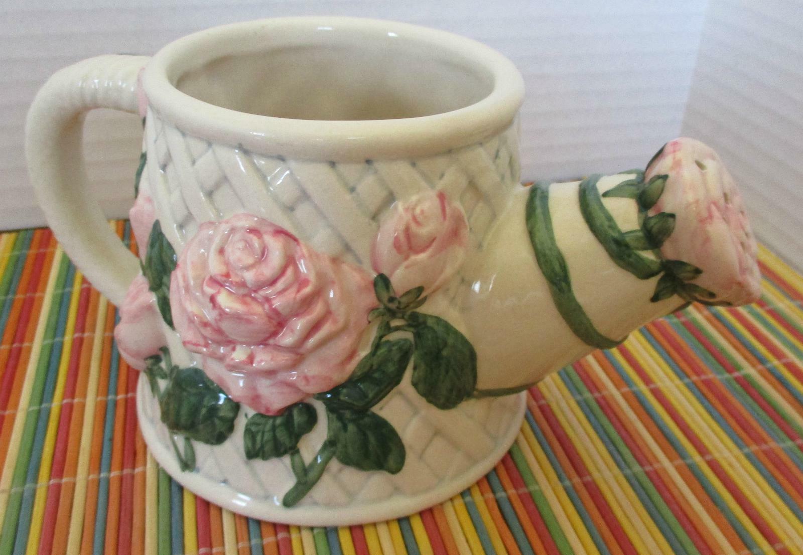 1996 BeaugArt Watering Can Planter Flowers Inc Balloons