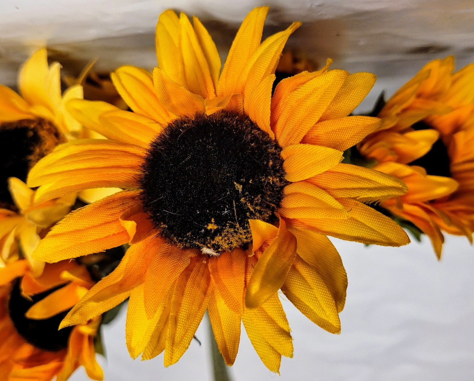 6ct Ashland Faux Flowers Yellow Sunflower Lot Stems Picks Craft DIY Fall Harvest