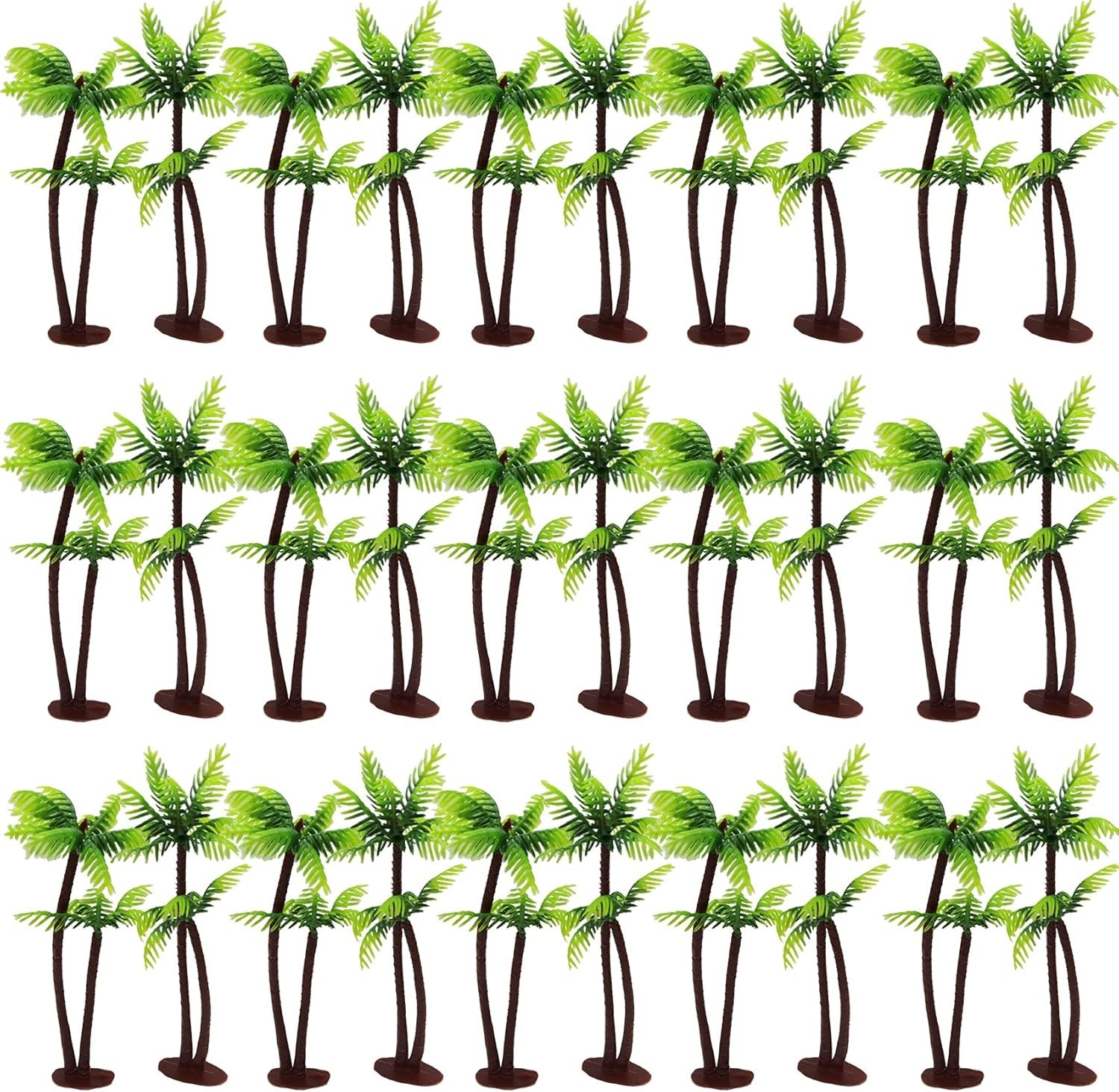 Charming 25PCS Coconut Palm Artificial Trees – Perfect Cake and Model Decor