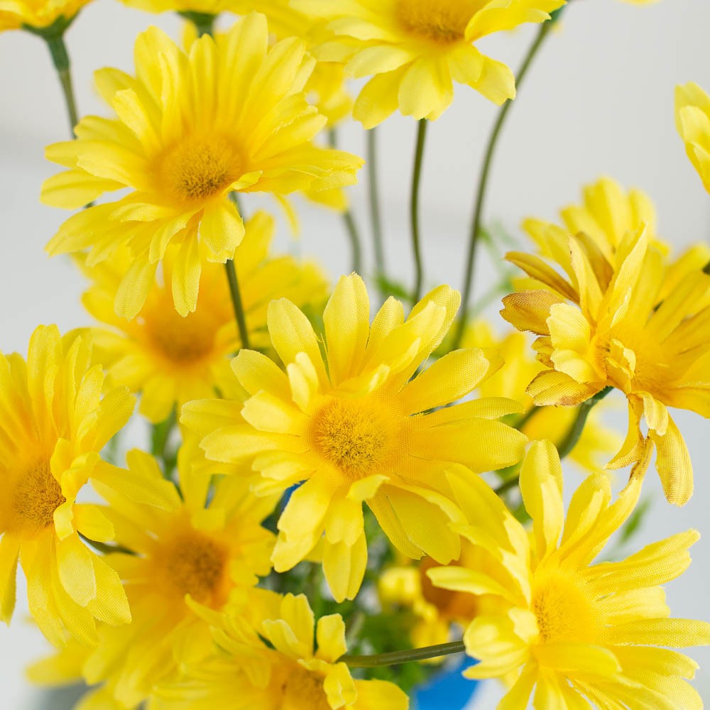 23″ Yellow Artificial Wildflower Daisy Floral Bush