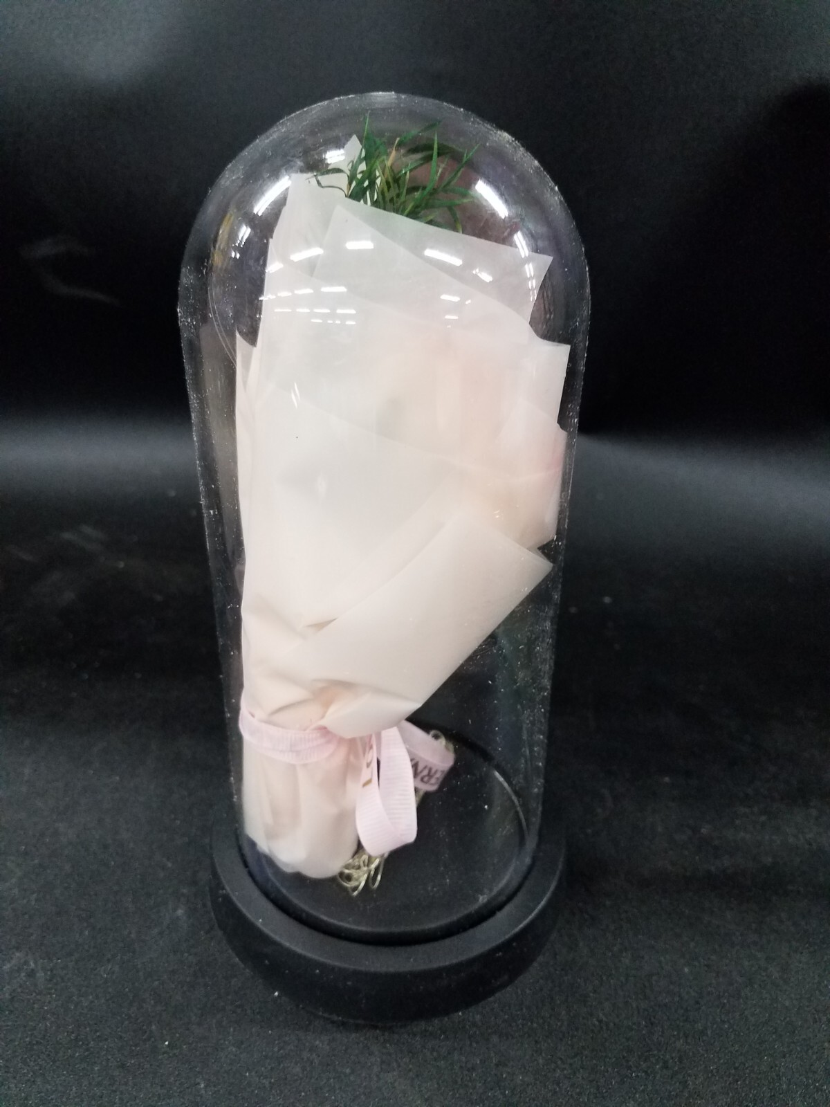 Artificial Flowers Eternal Rose In Glass Dome with Led Light Gifts for Womens