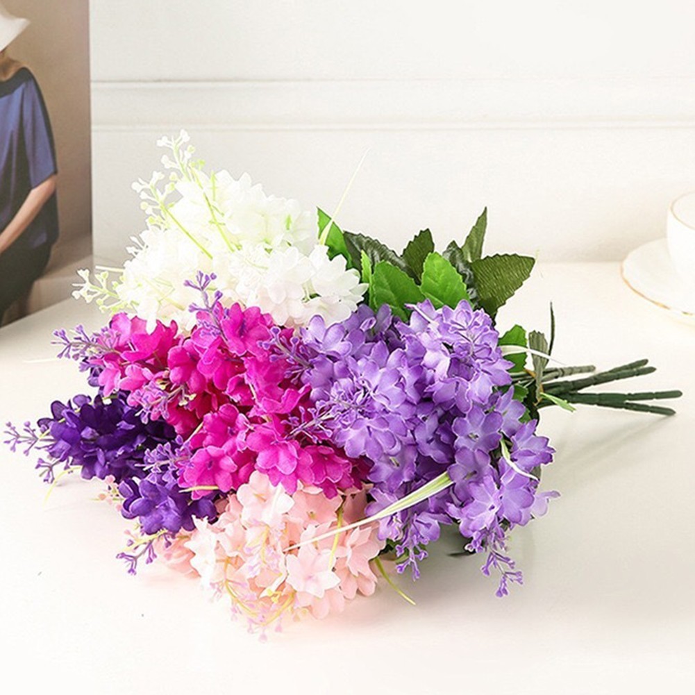 Vibrant Hyacinth Wisteria Artificial Flower for Home and Event Decoration