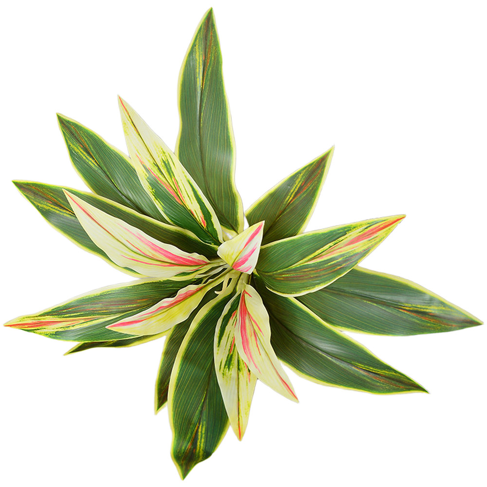 55cm Artificial Dracaena Plant Green White Green Purple Red for Indoor Styling