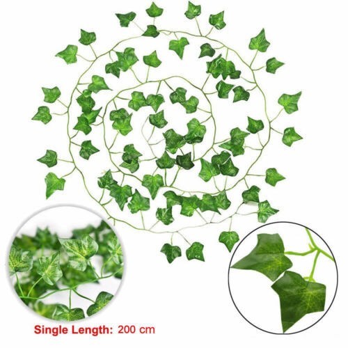 Autumn Fall Maple Leaves LED Lights Hanging Plant Halloween Artificial Flowers
