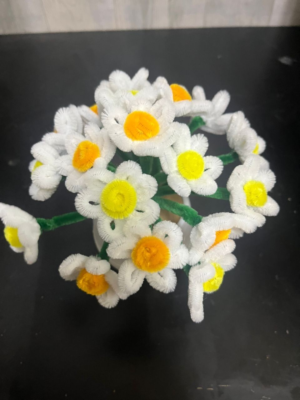 Pipe Cleaner Flowers Bouquet Handmade Twist Stick Bouquet Gift -ready stock