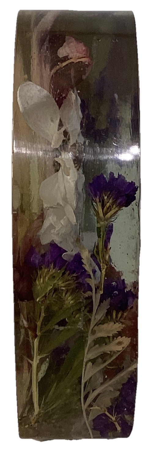 Large Standing Heart Resin Preserved Real Colorful Floral Flowers Home Decor