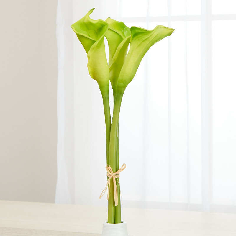 Factory Direct Craft Artificial Green Calla Lily Bundle | for Indoor Decor