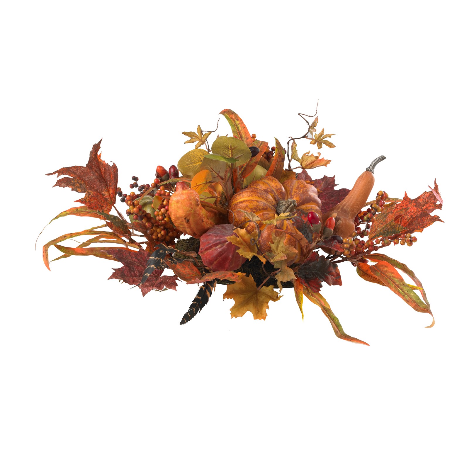 Nearly Natural Harvest Centerpiece
