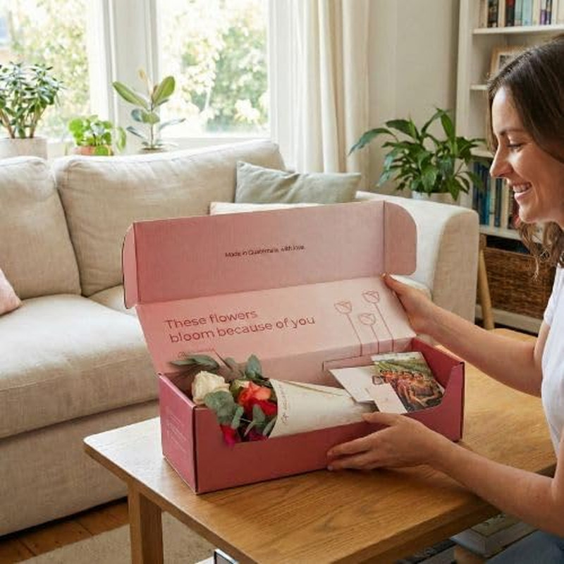 Fresh Flowers Bouquet – 24 Handpicked Roses for Mothers Day, Birthday, Anniversa