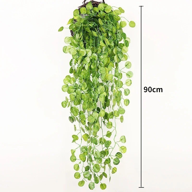 90cm Artificial Ivy Vine Garland Fake Plant Leaf Home Wall Decor
