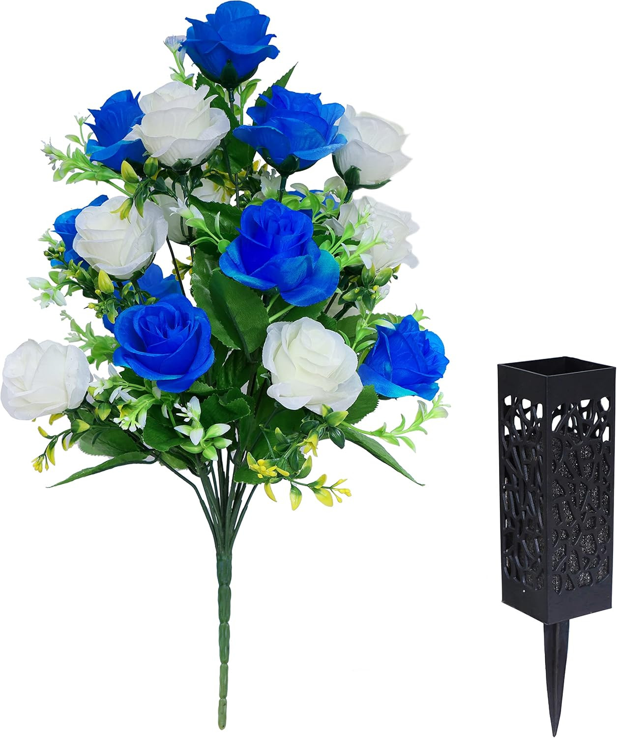 2 Sets Artificial Cemetery FlowersMemorial FlowersBeautiful Arrangements for …