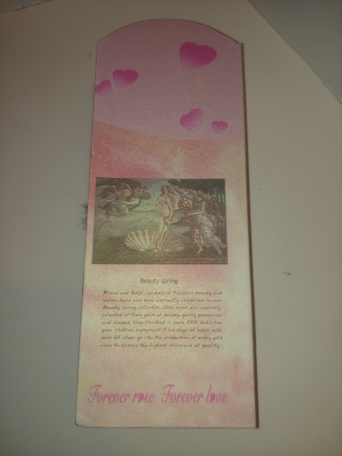 50th Anniversary Forever Rose 24k Finish. Preserved Rose.