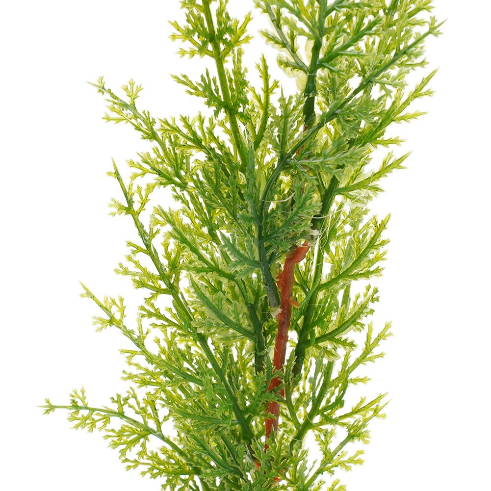 Artificial Pine Cypress Leaves Branch Simulation Green Plant Home Office Decor
