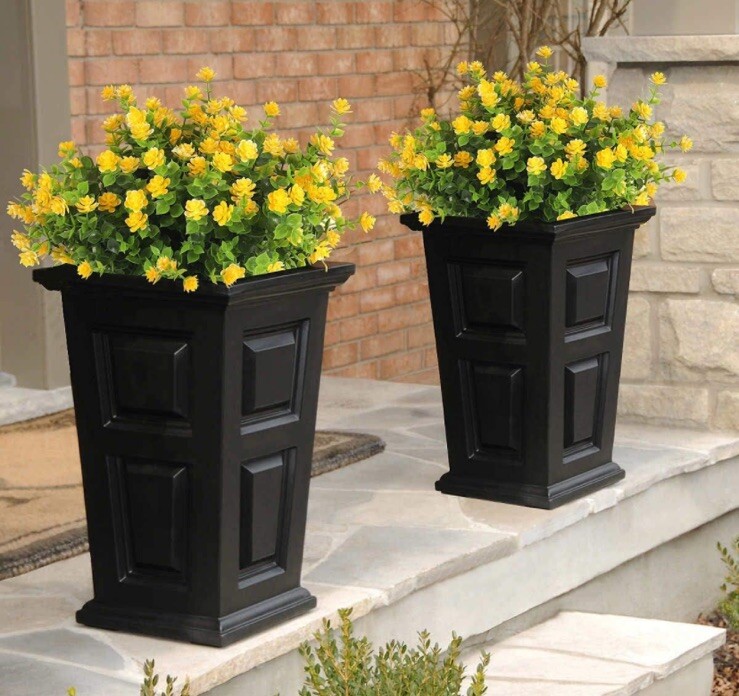 9pcs Yellow Artificial Flowers With Green Leaves – Great 4 Indoor & Outdoor 🆓📦