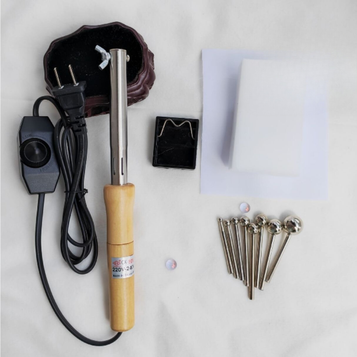 DIY Fabric Flower Maker Faux Flower Iron Faux Petal Styling Tool Kit