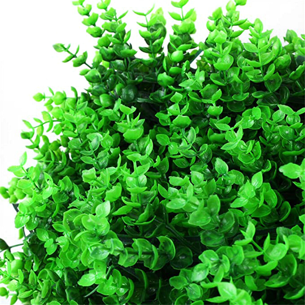 12pc 24″x16″ Artificial Boxwood Hedge Mat Plant Panels Greenery Walls Outdoor
