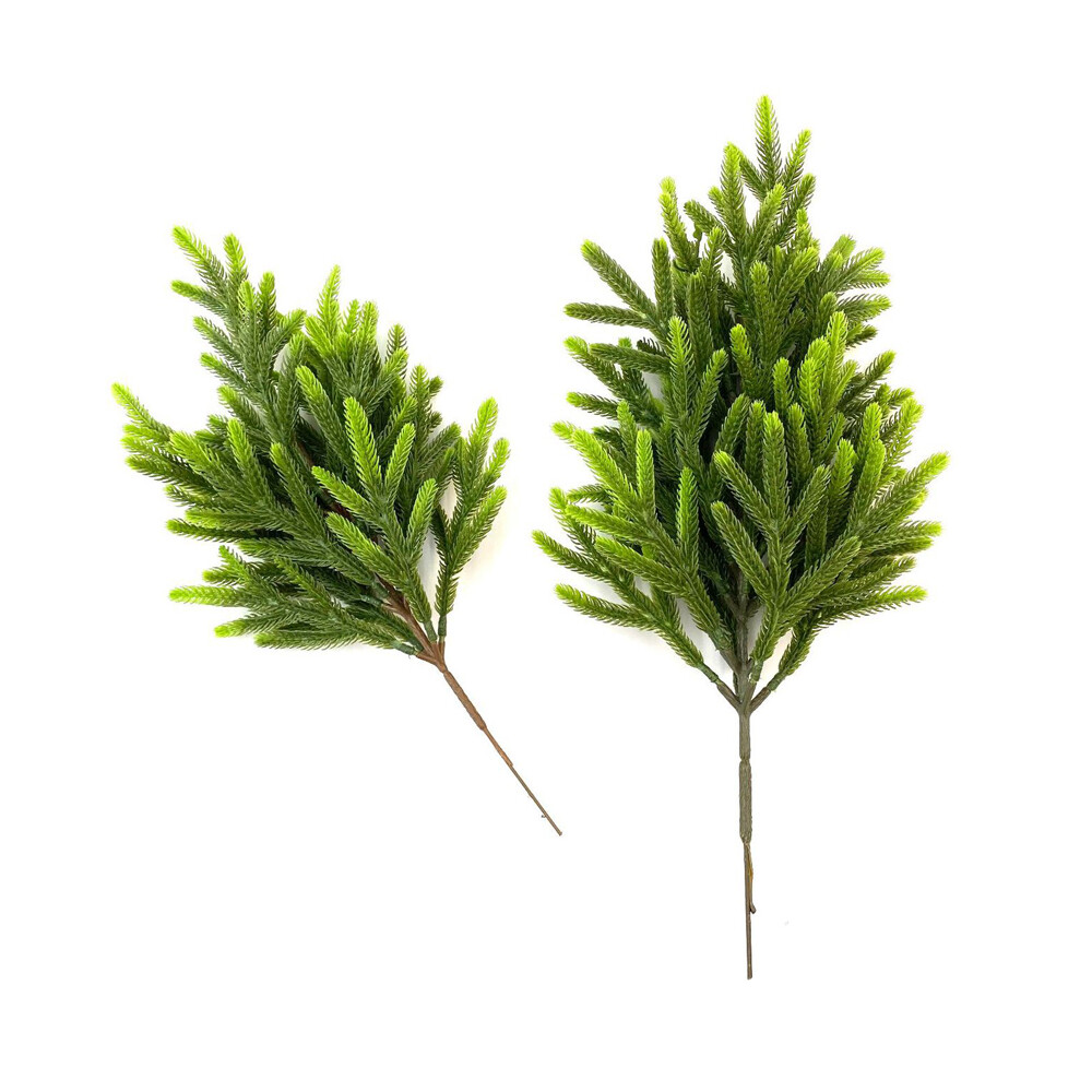 Artificial Pine Needles Branches 36/40/50cm Christmas Wedding Stage Office Decor