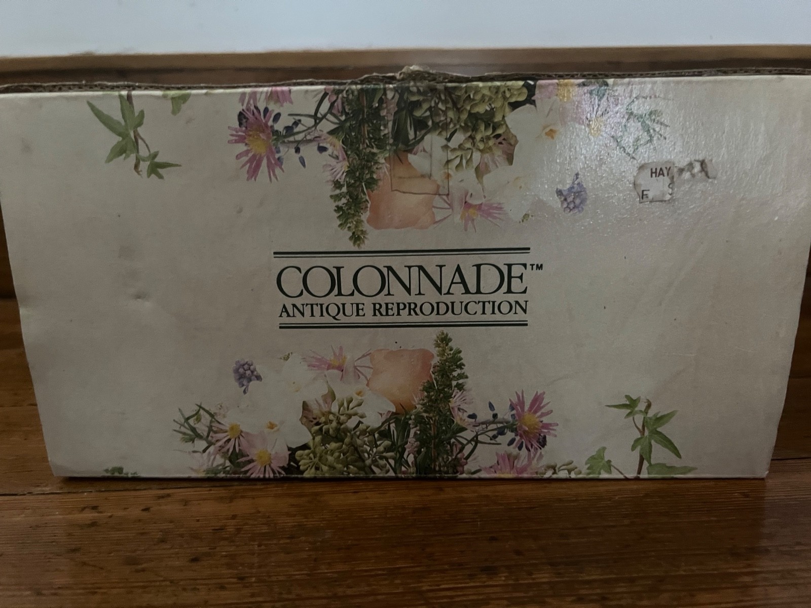 Two’s Company Colonnade Antique Reproduction Floral Arranger /Glass Containers