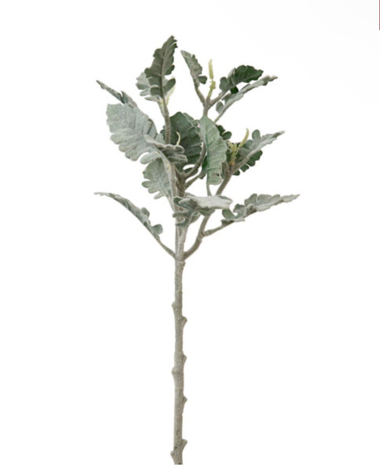 Artificial Dusty Miller Spray 19.5” – Box of 2 – CTW Home Collection 366024