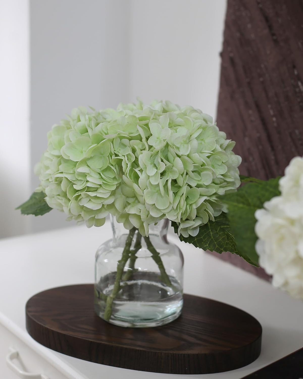 Lifelike Hydrangea in Vase – Perfect for Home, Office, and Bathroom Decor