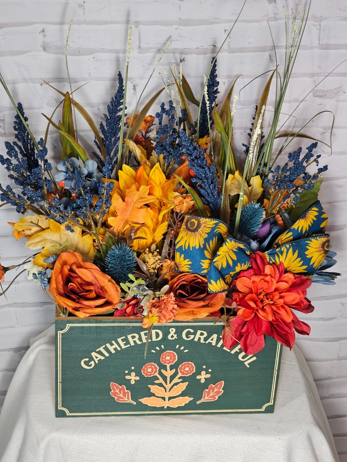 Gathered & Grateful Autumn Floral Arrangement