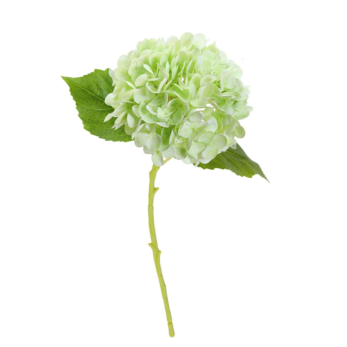 3Pcs Artificial Hydrangea Moisturized Long Stem Fully Blooming Flowers Home Deco