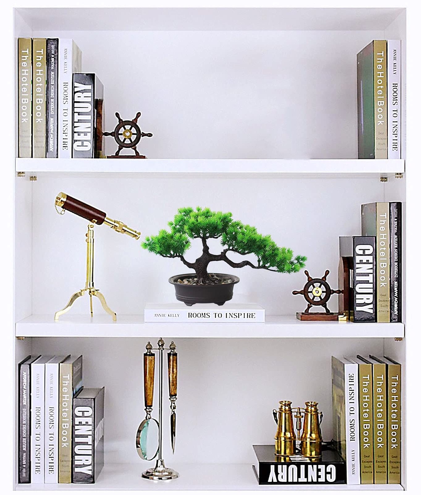 Artificial Bonsai Tree Fake Plant Decoration Potted Tree Faux House Plants Sm…