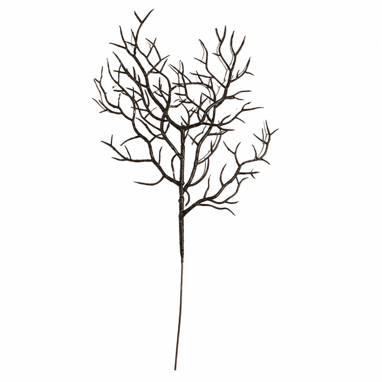 Set of 10 Black Twig Branches Artificial Bare Branch Stems Halloween Decor Gothi