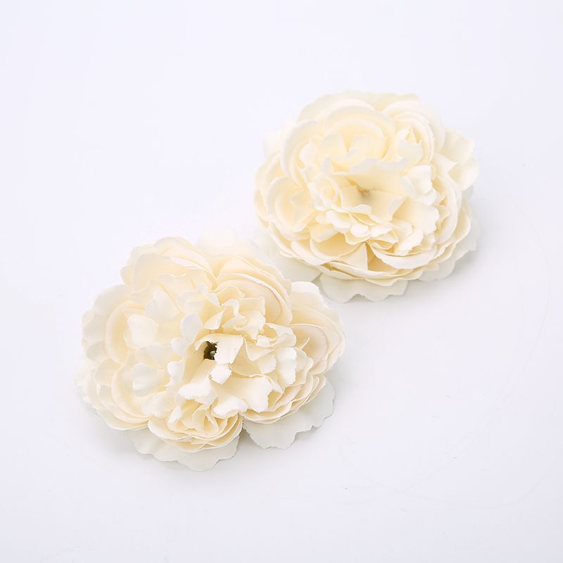 Peony Rose Silk Head Flowers Wedding Party Decorate Artificial Flower 8cm 2-5pcs