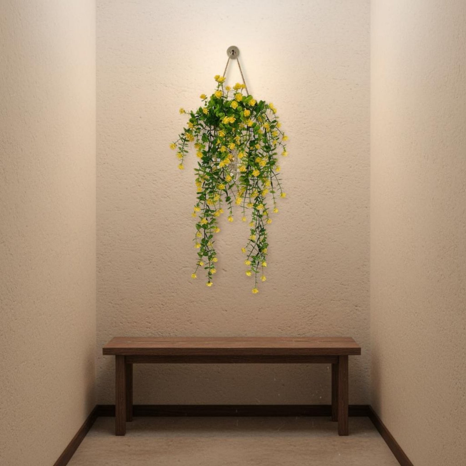 Hanging Flower Trailing Greenery Realistic Appearance Artificial Eucalyptus