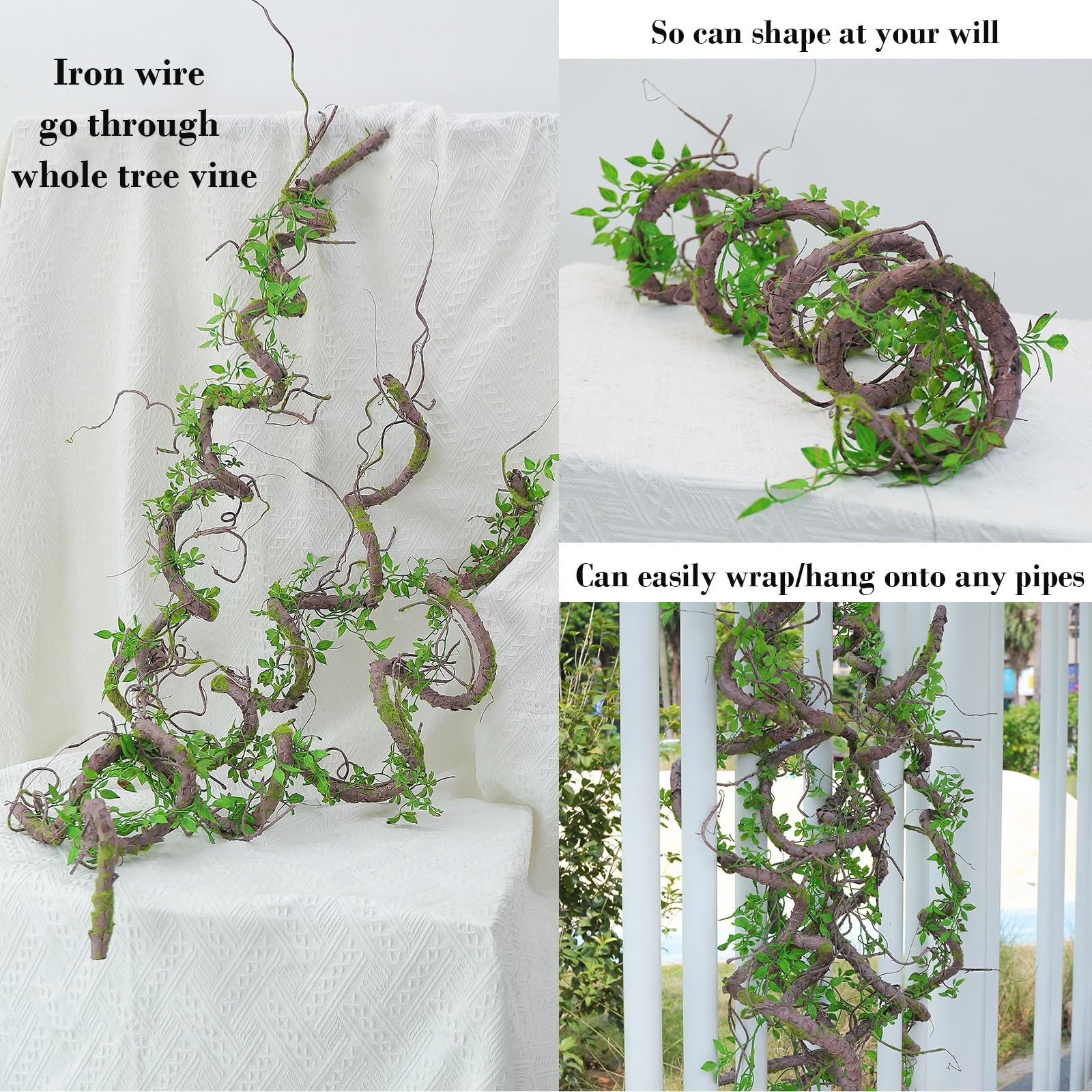Artificial Tree Vine 71in Bendable Green