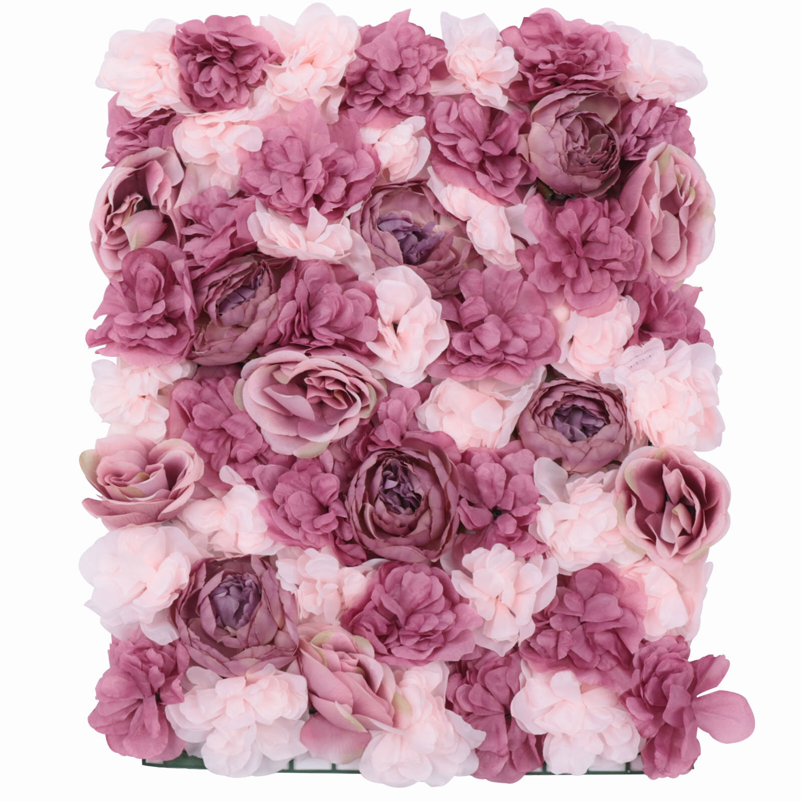 Elegant Artificial Fake Rose Silk 6Pcs Pink+ Mauve Flower Indoor Warm Decor Gift
