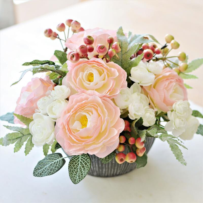 Set of 2 Pink Artificial Hypericum Berry 27″ Floral Sprays