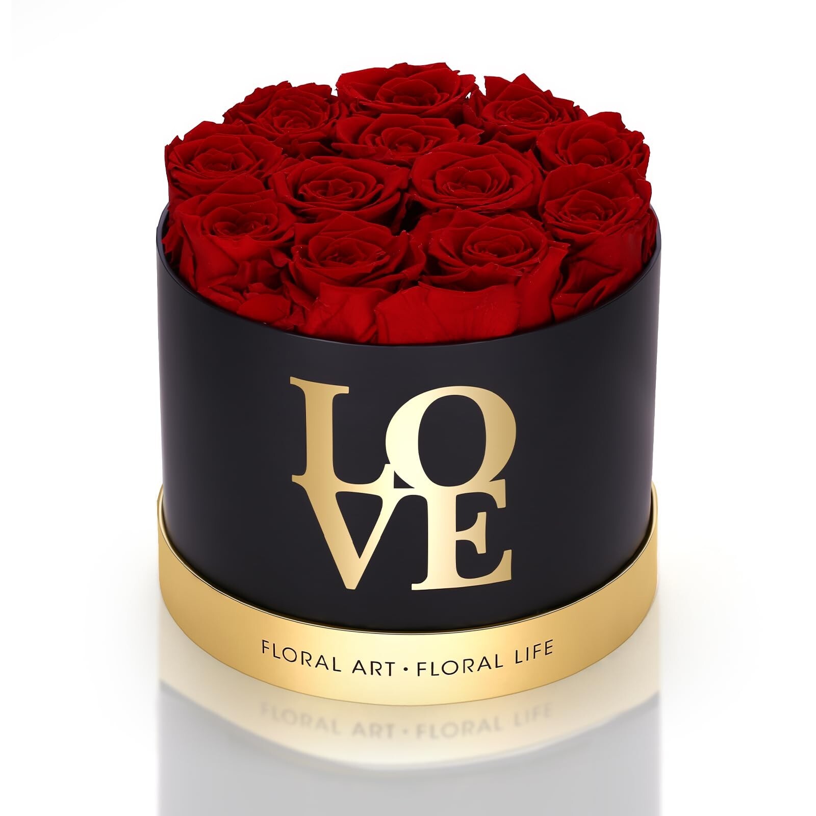 Forever Roses in a Box, 100% Real Roses That Last Up to 3 Years, Preserved Fl…