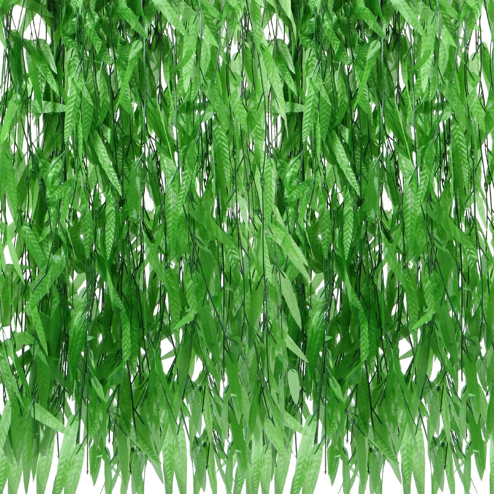 200pcs 1200 Ft Artificial Ivy Garland Fake Hanging Jungle Vines Artificial Gr…