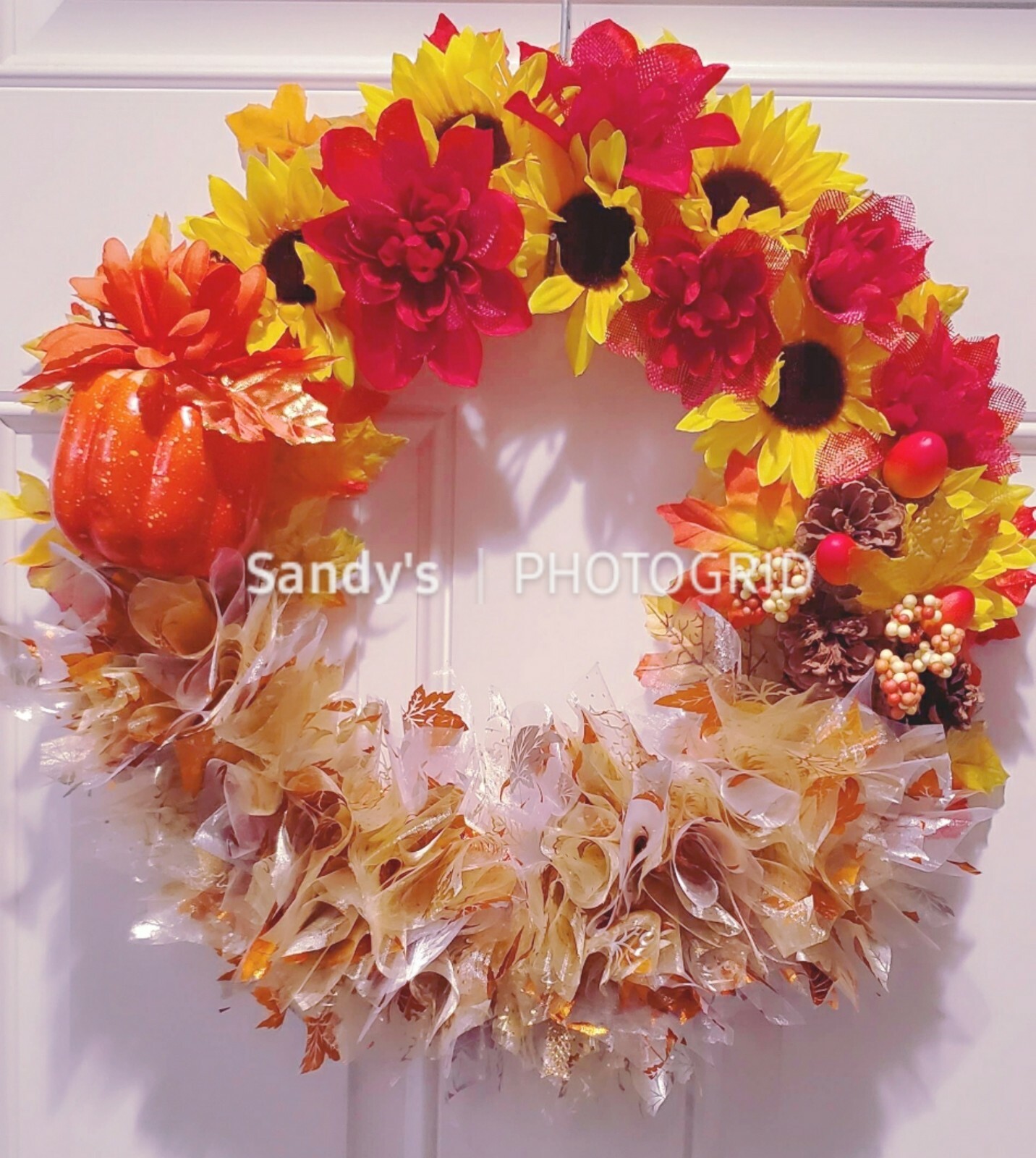 Indoor outdoor floral Wreaths. Each wreath is specially handmade.