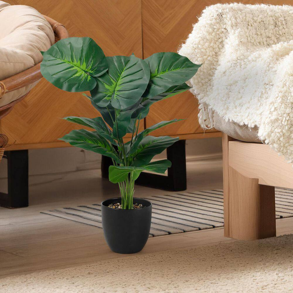 31 In. Green Artificial Tropical Palm Tree for Home Office Living Room Decor Ind