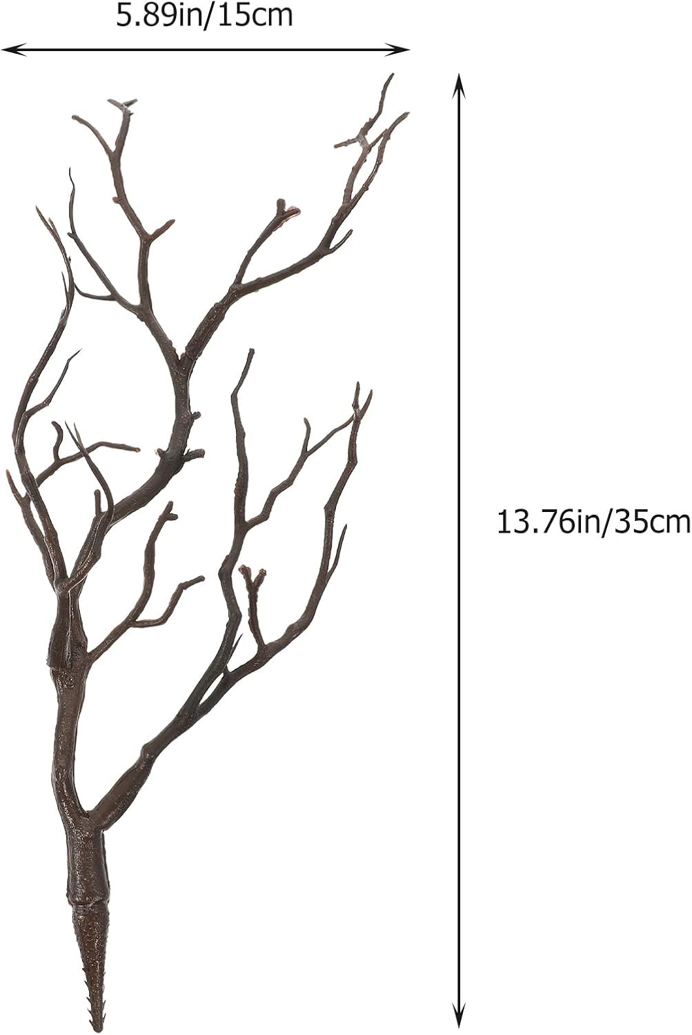 DECHOUS Plastic Tree Branches, 4Pcs Manzanita Branches Halloween Decor Artificia