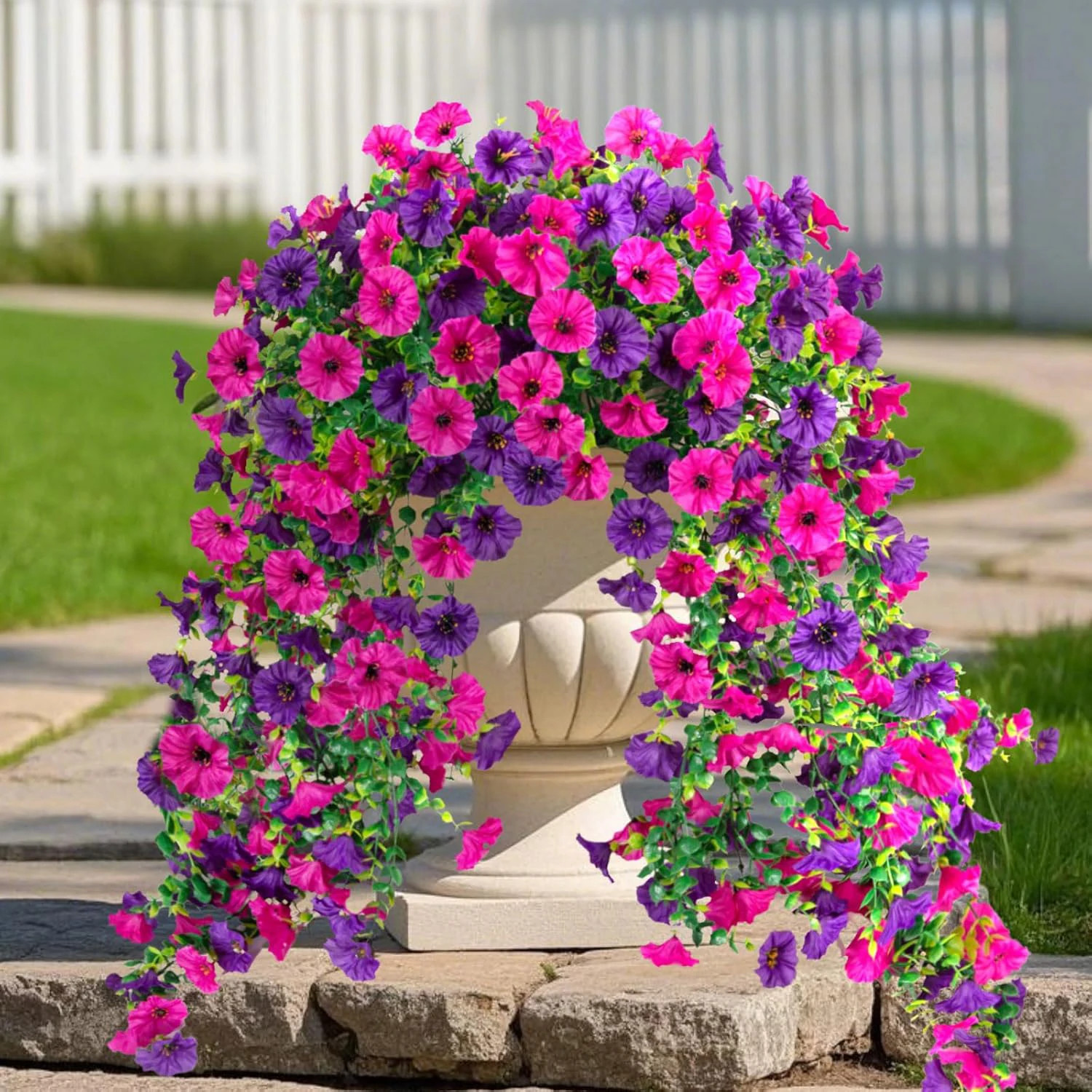 Artificial Morning Glory Flower Vine Wedding Garden Wall Home Decor DIY