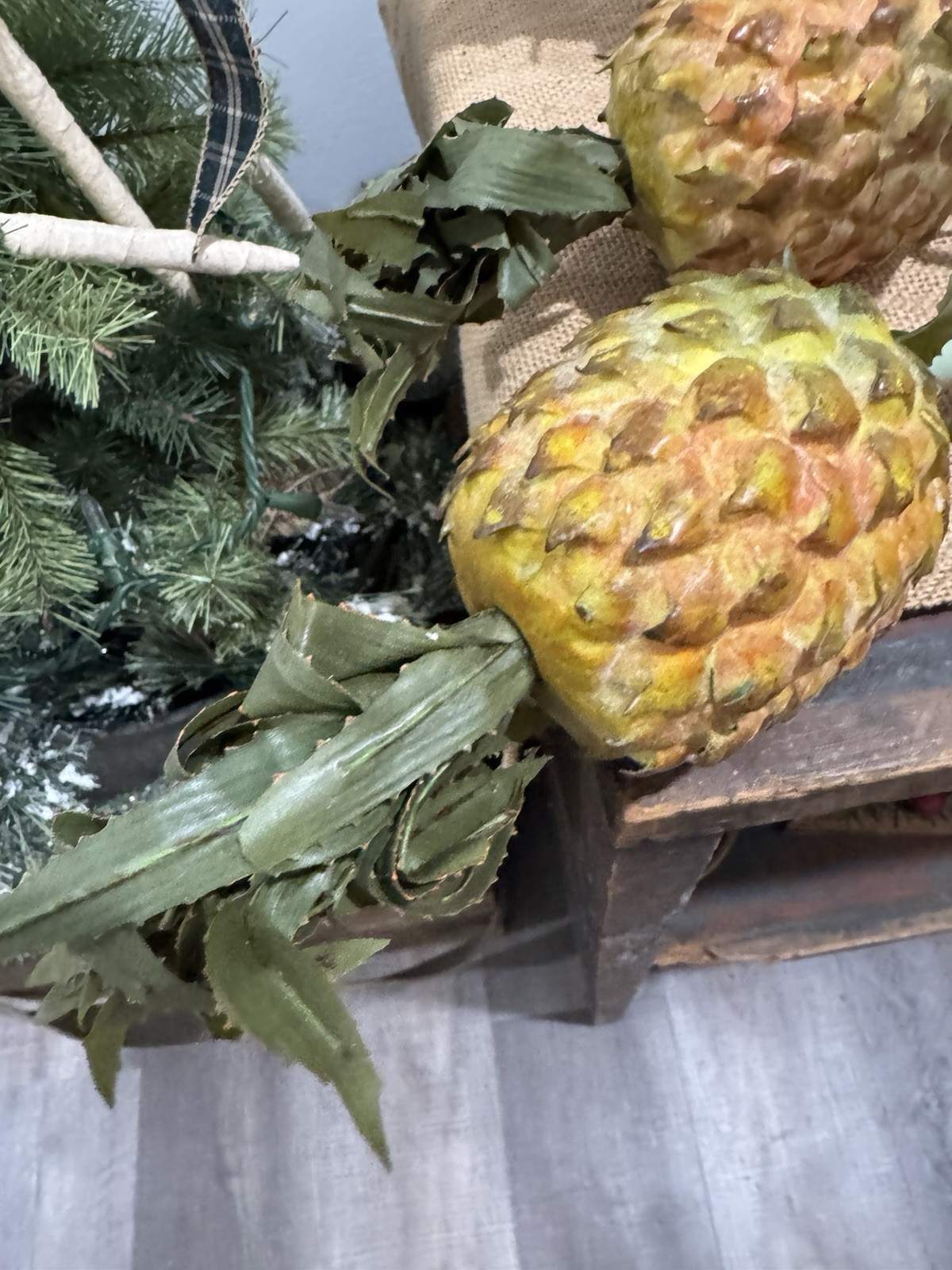 Primitive Pineapple Stems 28”