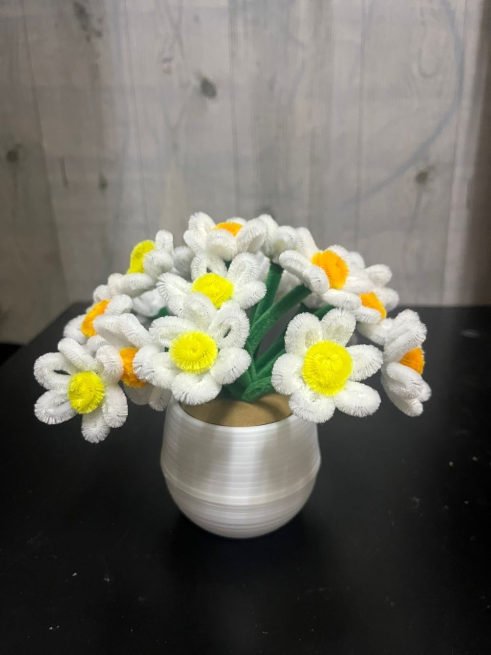 Pipe Cleaner Flowers Bouquet Handmade Twist Stick Bouquet Gift -ready stock