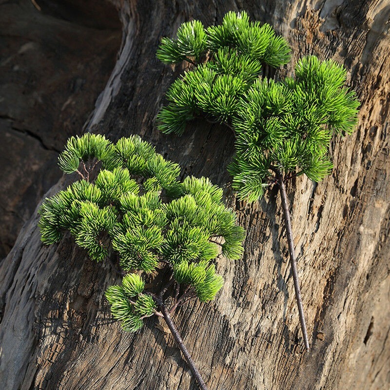 42cm Artificial Fake Green Plants Pine Branches Tree Bunch Home Wedding Decor