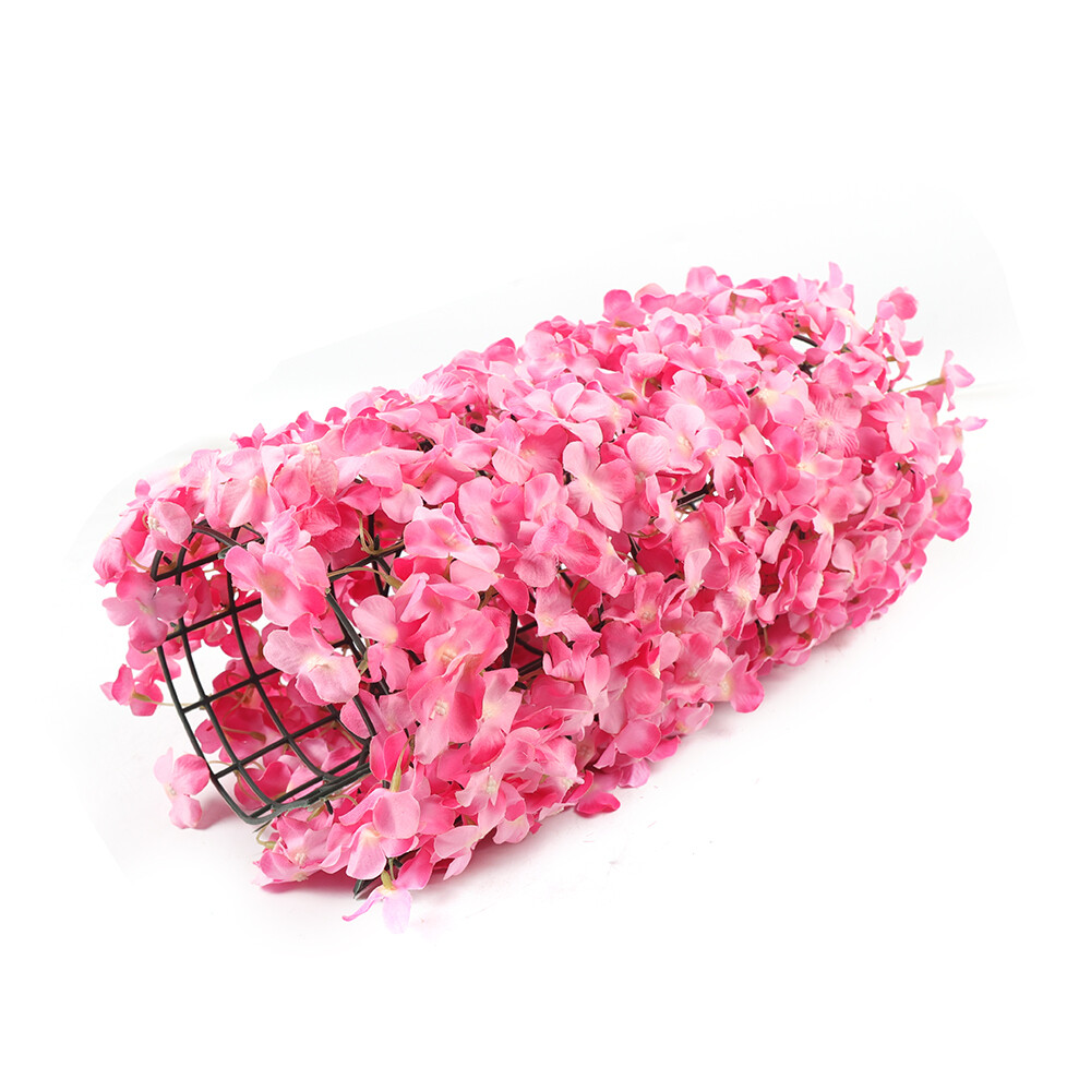 Artificial Flower Wall Panels Rose Hydrangea Backdrop Panel Wedding Decor 10PCS