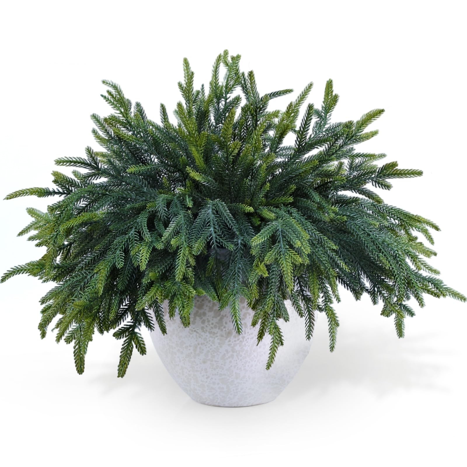 12 Pcs Pine Branches – Real Touch Artificial Pine Stems – Christmas Greenery …