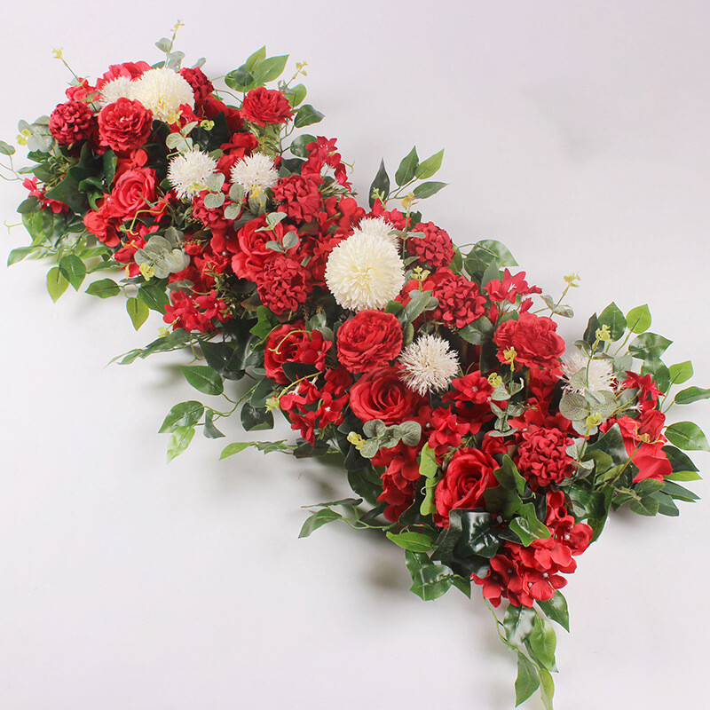 Flowers Row Wedding Supply DIY Rose Peony Wall Backdrop Arrangement Arch Decors