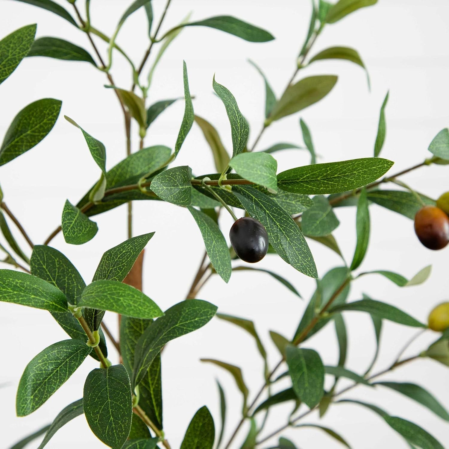 3FT Silk Olive Tree with Realistic Branches and Fruits for Home or Office Decor