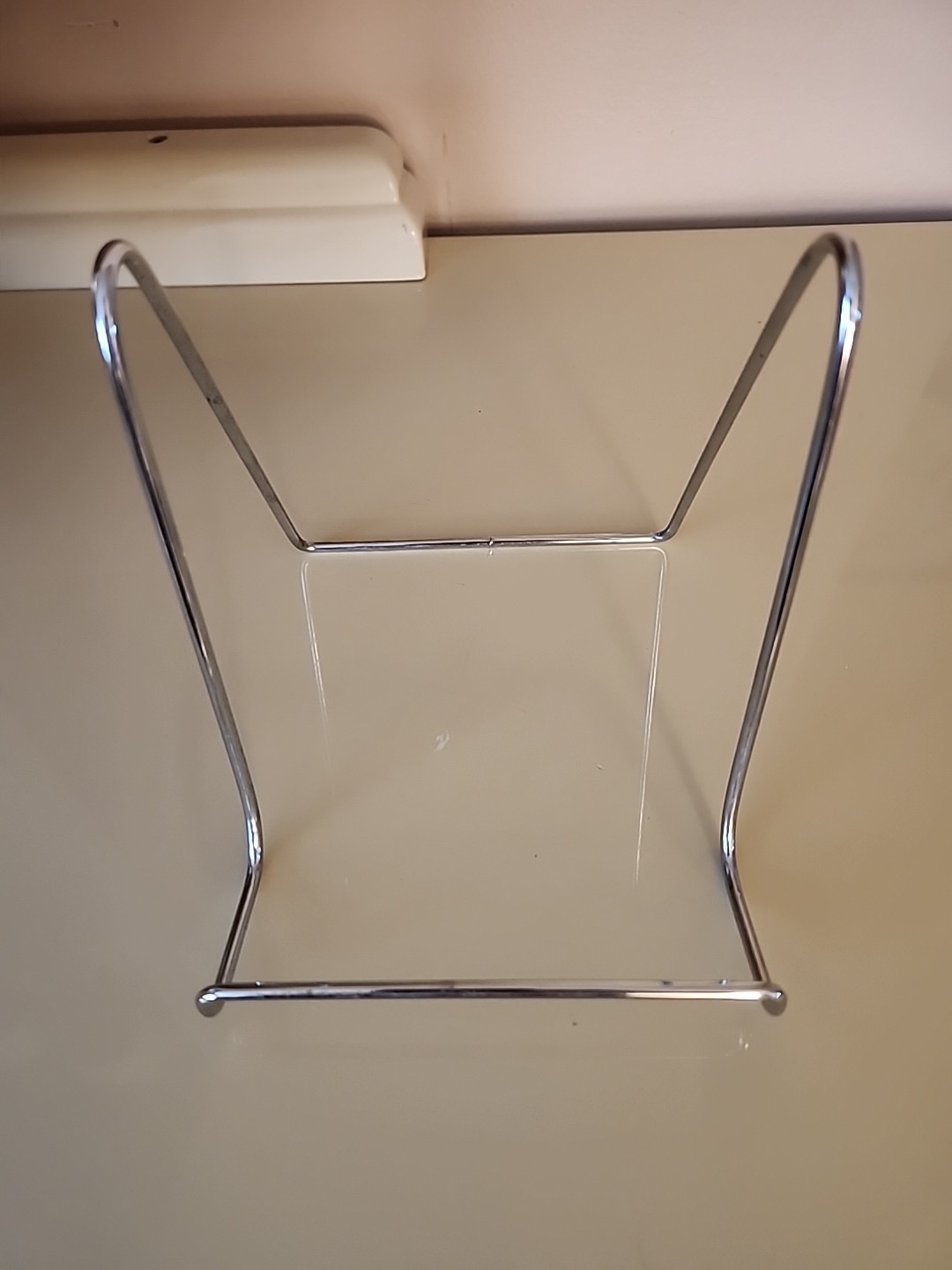 Vintage Butterfly Style Art Glass Tray W/ Stand