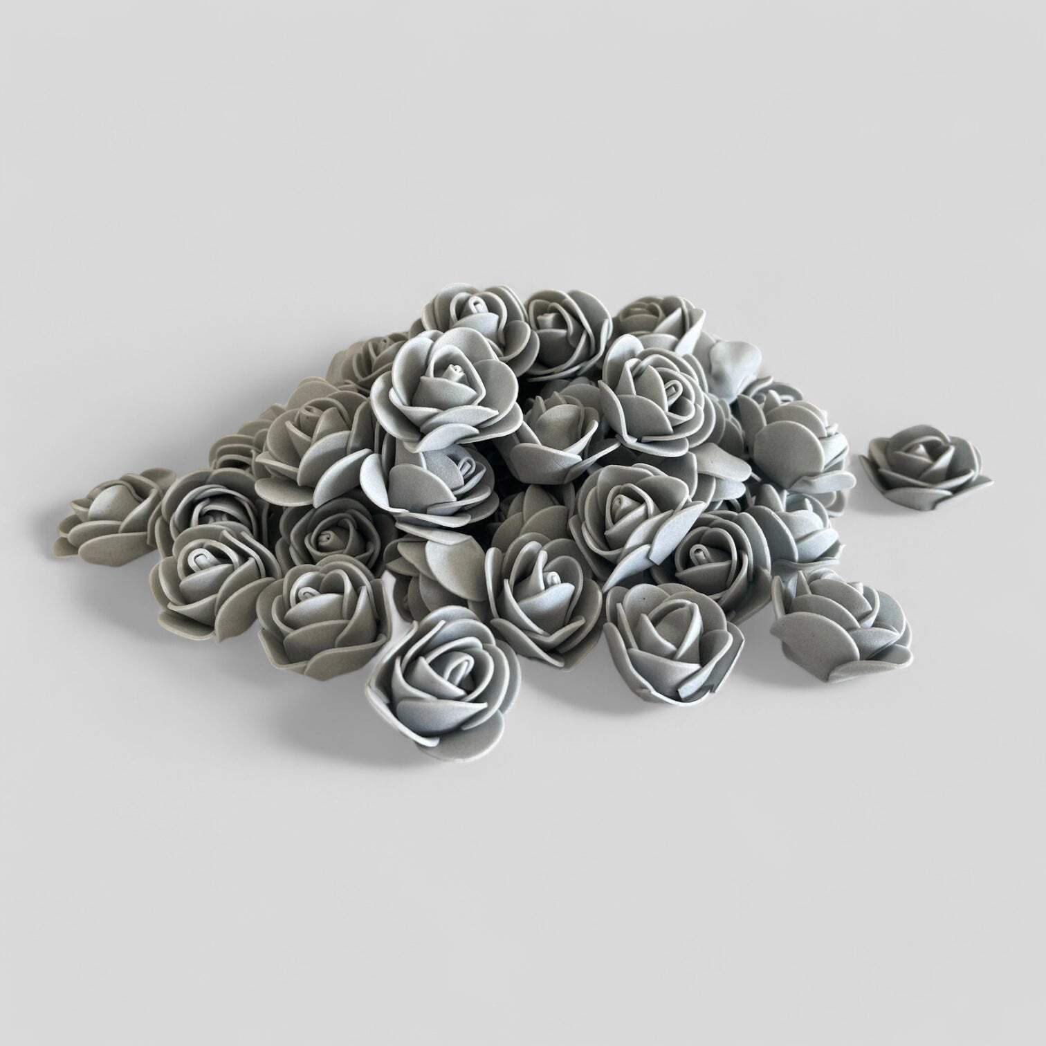 500 Pieces — 3cm Bulk Wholesale Foam Flowers for Crafts, Wedding, Shadowboxes, G