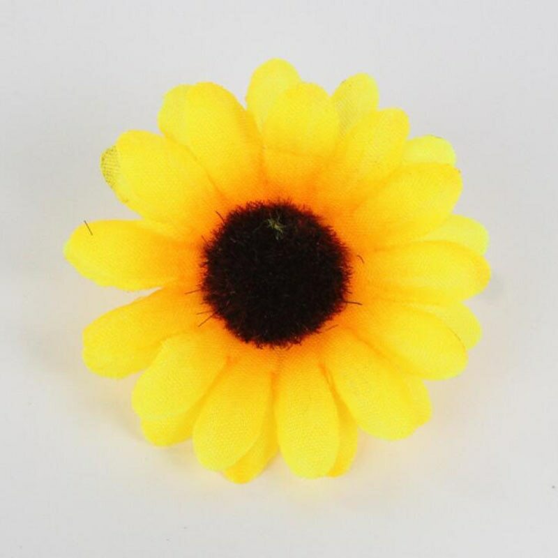 Artificial Large Head Sunflowers Fake Silk Flower Wedding Decor 10/20/50pcs